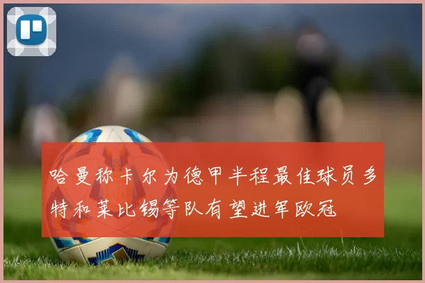 哈曼称卡尔为德甲半程最佳球员多特和莱比锡等队有望进军欧冠