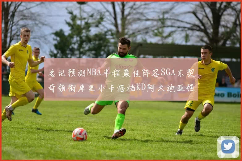 名记预测NBA半程最佳阵容SGA东契奇领衔库里小卡搭档KD阿夫迪亚强势入选